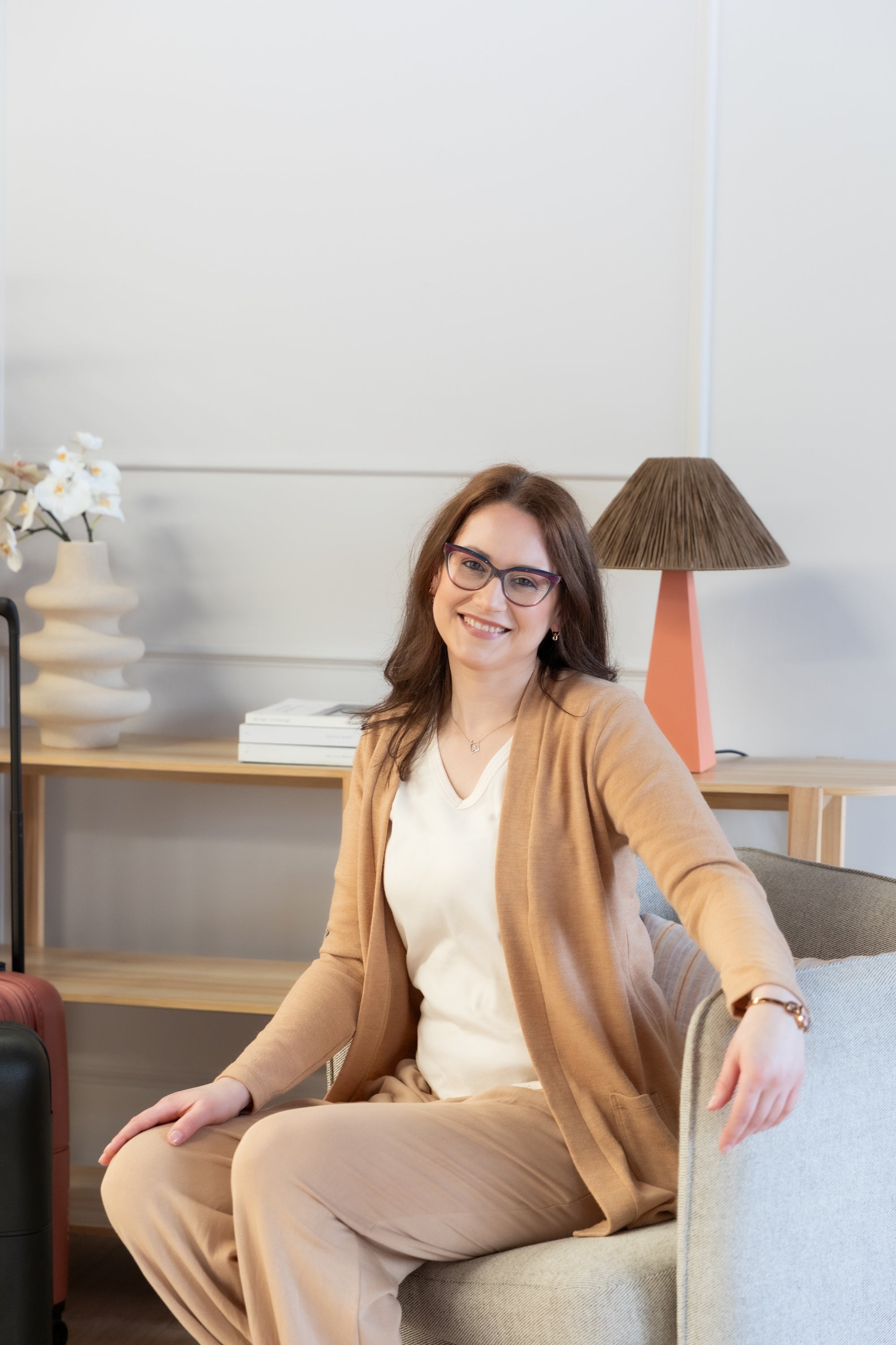 Long Line Cardigan - Honey