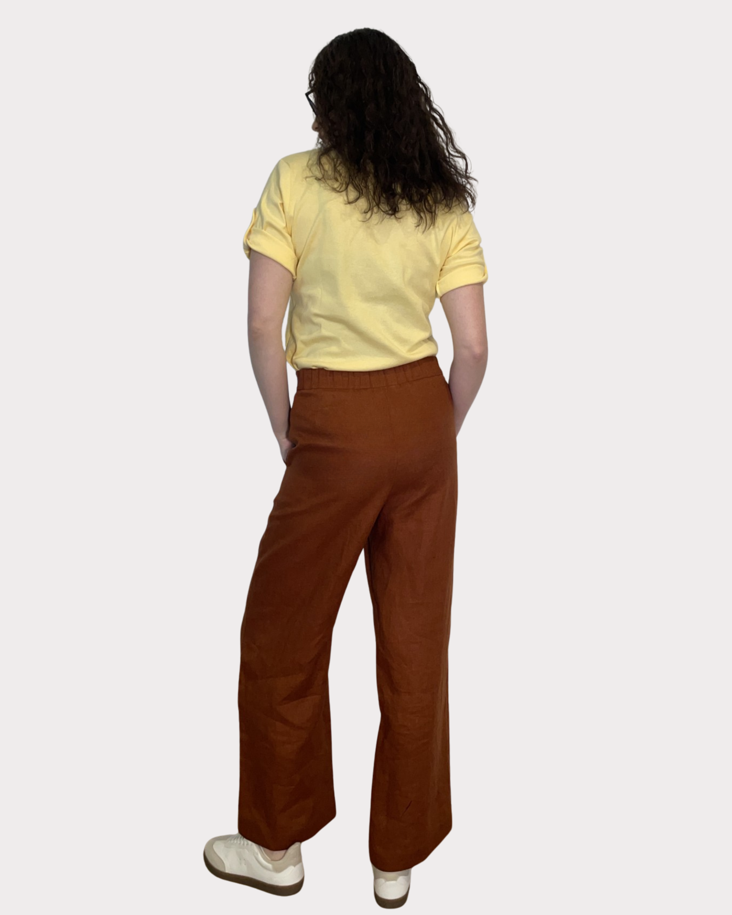 Linen Pant - Rust