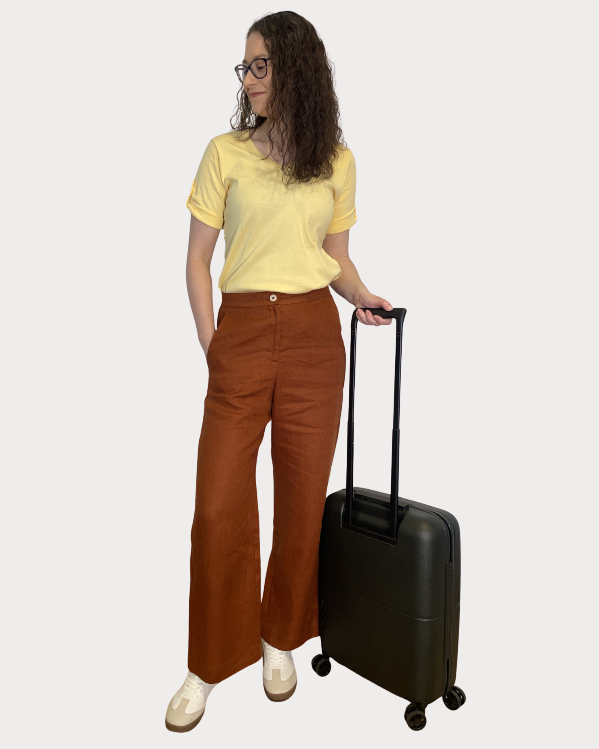 Linen Pant - Rust