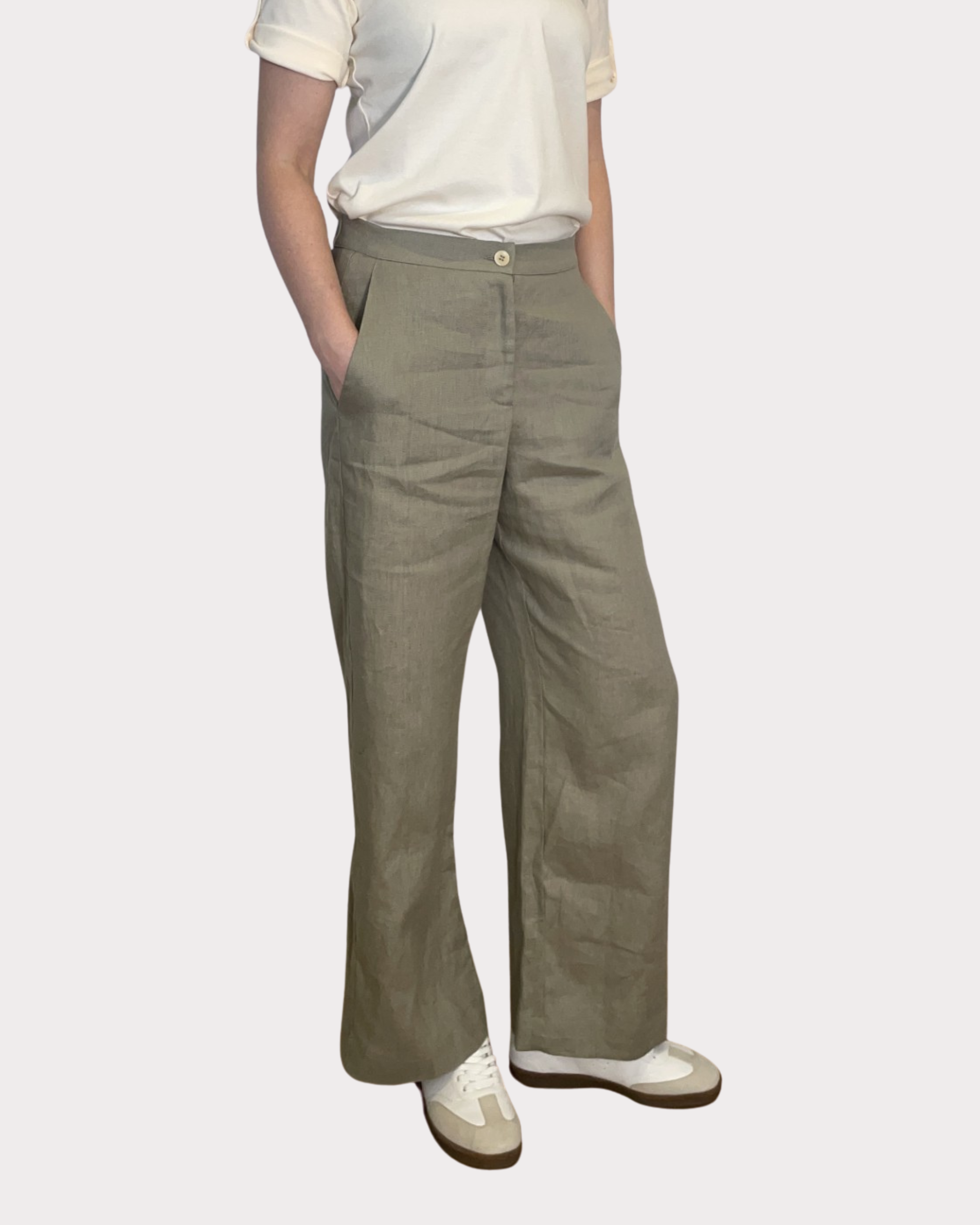 Linen Pant - Sage
