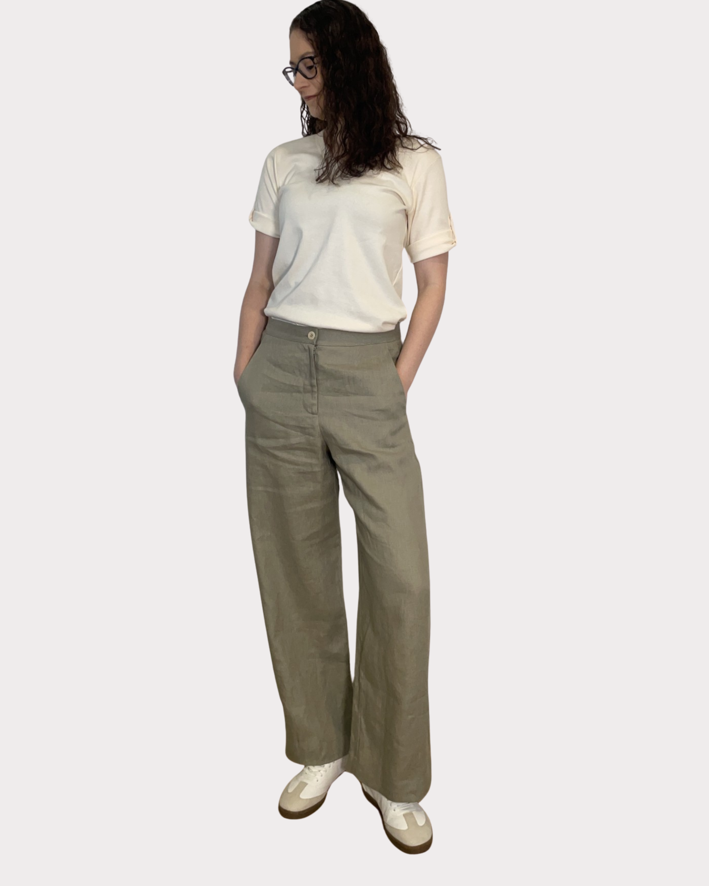 Linen Pant - Sage